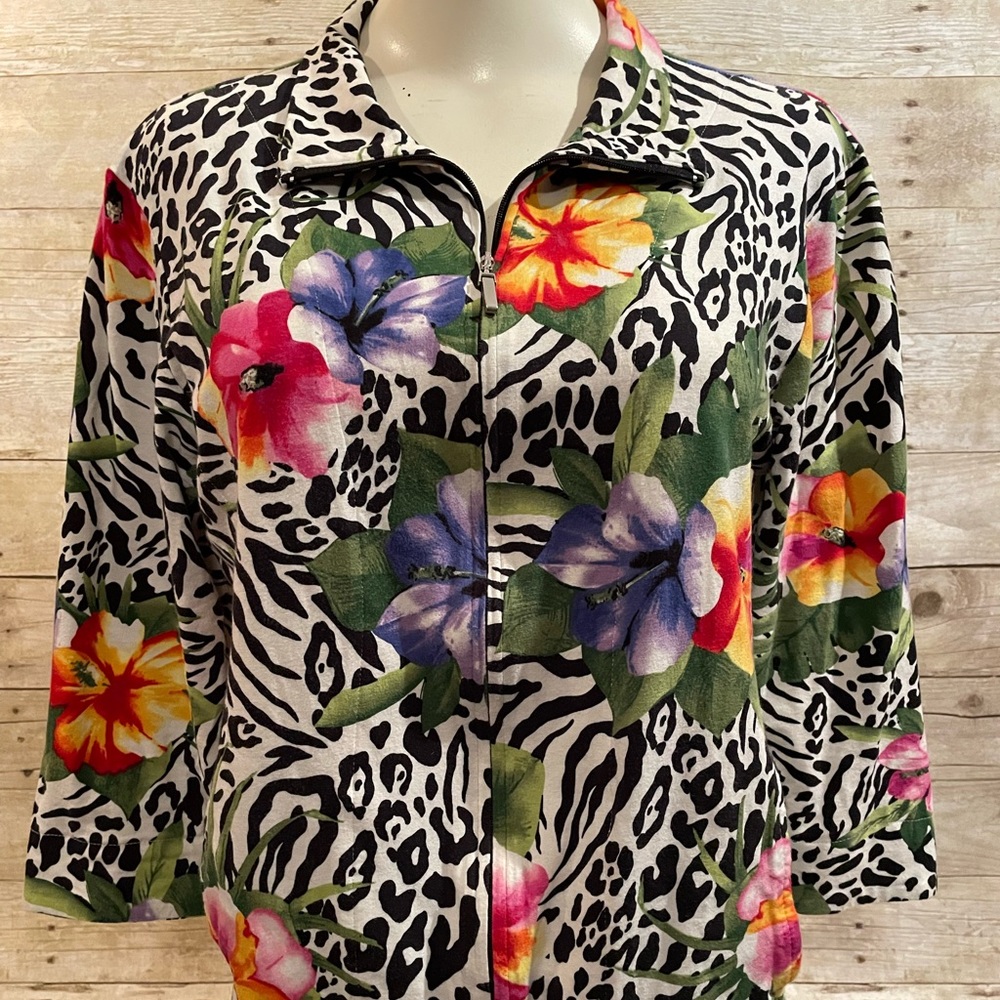 Erin London Zip Jacket Size Large